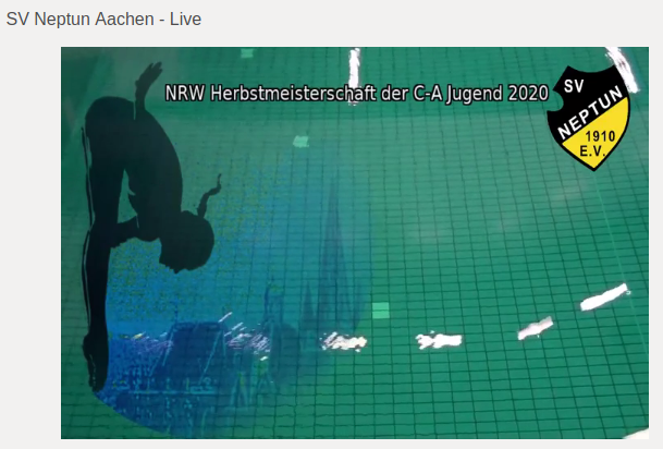 Anküdigung NRW Meisterschaft der C-A - Jugend  2020 im Wasserspringen