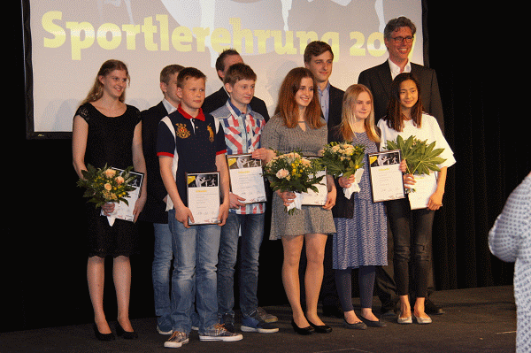 SV Neptun 1910 Aachen e.V. Sportler bei der Aachener Sportlerehrung 2017 Wasserspringen